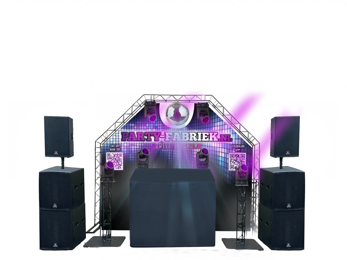 Pakket F - drive-in show huren