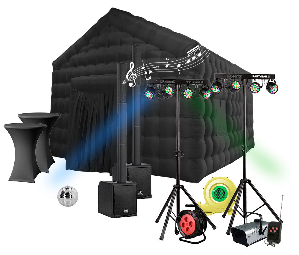 Pakket C - opblaasbare partytent huren